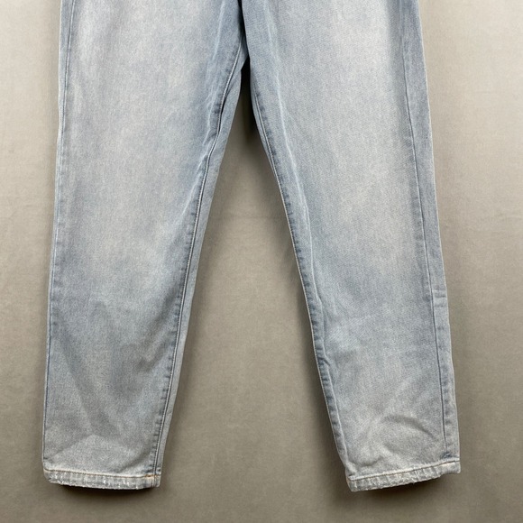 RSQ 90's Jean Light Wash High Rise Relaxed Straight Tapered Denim Blue Wmns 28 - Picture 4 of 11